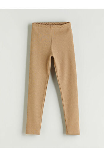 LC Waikiki Girl's Long Tights with Elastic Waist