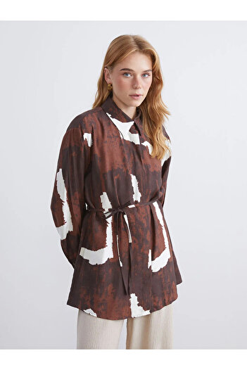 LC Waikiki Batik Patterned Women's Shirt Tunic