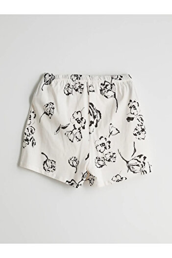 LC Waikiki Elastic Waist Printed Women's Shorts Pajama Bottoms