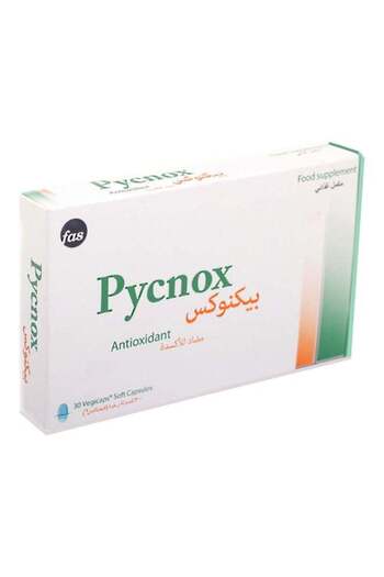 Fas Pycnox Antioxidant Food Supplement - 30 Vegicaps