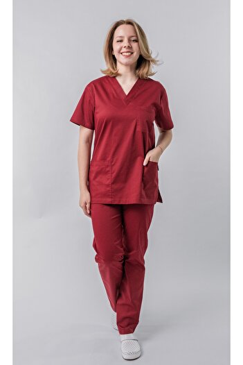 Masstex Costum medical Clio unisex - burgundy