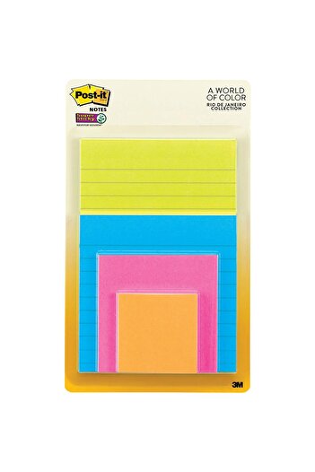 3M Post-it Super Sticky Trendy Self Stick Notes