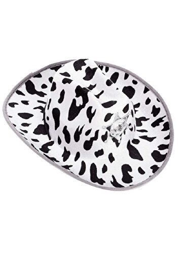 Spooktacular Creations Set of 2 Spooktacular Creations cowboy hats, felt, black/white, 33 cm