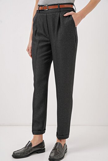 Hiccup Bdart Pleated Detailed Drawstring Trousers