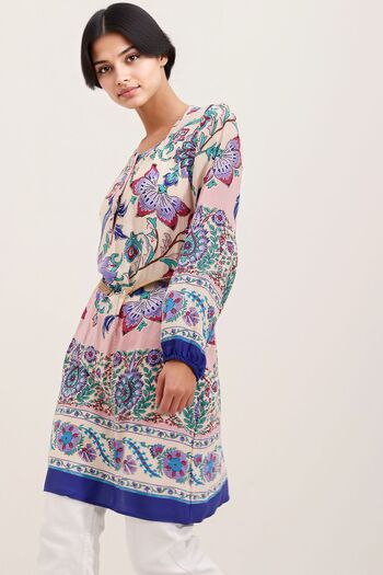 Hiccup BDART Rochie mini florală cu centură