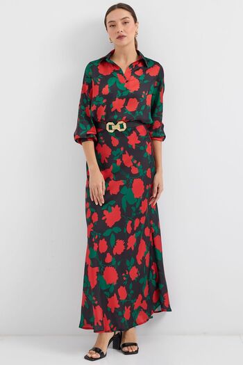 Hiccup Bdart Long Sleeve Floral Two Piece Set
