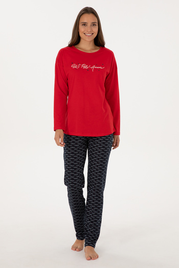U.S. Polo Assn. Women's Red Pajama Set 50318886-Vr030