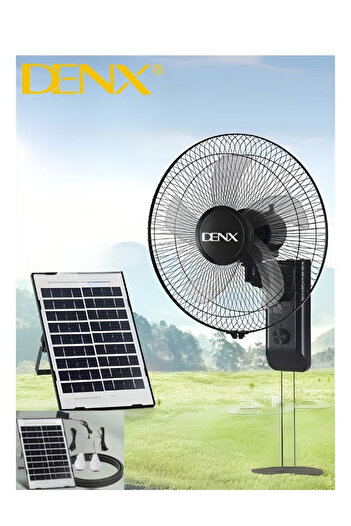 Denx Dinx Solar Powered Wall Fan DX2624