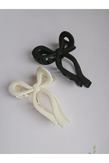 Reorah Collection Coquette Buckle (Double) Black - White