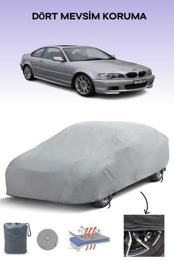 Breen Gray Bmw 3 Series Coupe E46 2003-2006 Car Cover Auto Cover