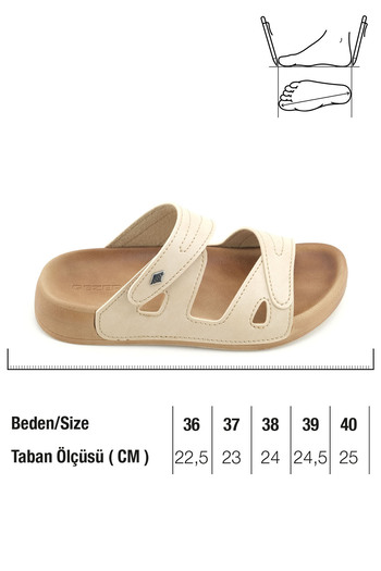 GEZER Papuci de vară pentru femei, din piele artificială, cu velcro, cu talpă confortabilă, ajustabile, pentru utilizare zilnică