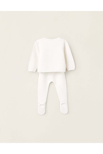 Ziddy 3-Piece Knitted Set for Newborns, White
