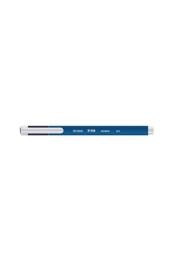 Ecada Pix cu gel, culoare albastră, material plastic, vârf de 0,5 mm, cerneală albastră, set de 12 bucăți