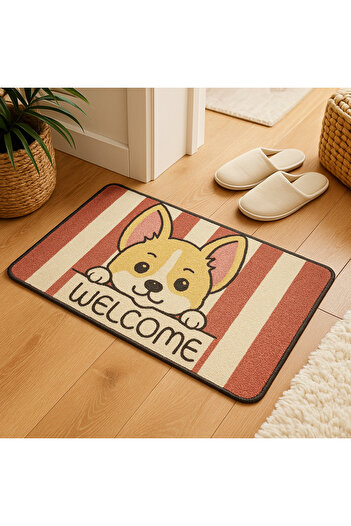 Myplas Illustrated Patterned Welcome Mat