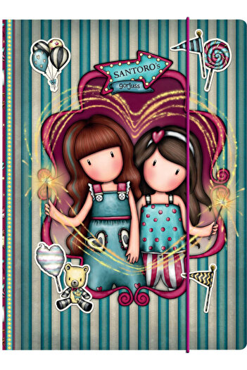 Santoro Gorjuss Gorjuss Fireworks A4 elastic folder