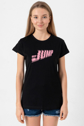 Tshirthane Blackpink Jump Black Women's Tshirt