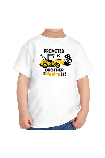 OEM White big brother t-shirt, age 5-6 years