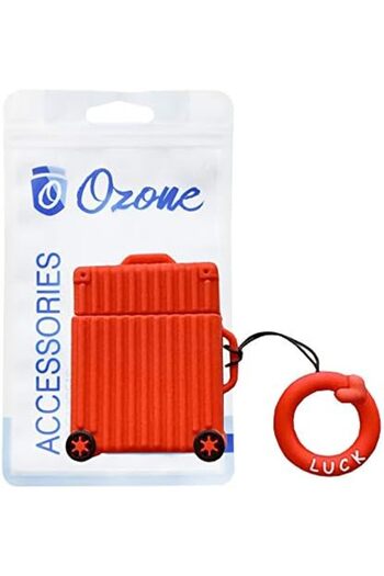 ozone O Case for Apple AirPod Trunk Series Protective Cover with Silicone Keychain Holder For Airpod