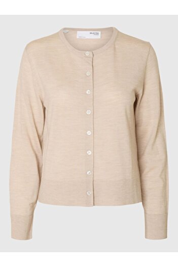 Selected Femme Strickjacke 100% Merinowoll