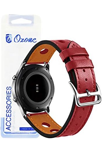 ozone Strap for Galaxy Watch 46mm/ Gear S3 Frontier/ Classic - Red