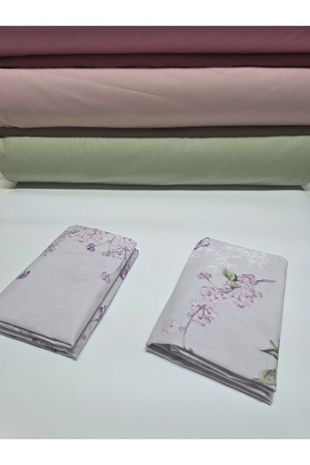 pınarhome collectıon 100% Patterned Fabric Ranforce Covered Pillowcase --50X70Cm--2 Pieces (1 Pair)