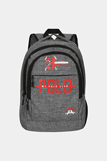 Miracle My Polo Printed Practical Daily & High School and Middle School Backpack