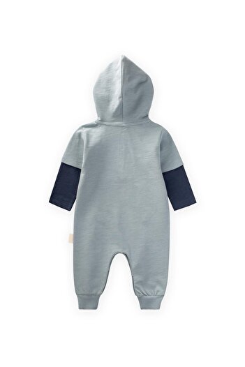 Cigit Garni Detailed Jumpsuit 0-3 Years Mint Green