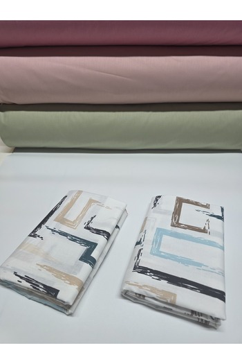 pınarhome collectıon 100% Patterned Fabric Ranforce Covered Pillowcase --50X70Cm--2 Pieces (1 Pair)