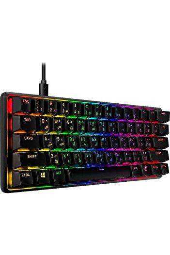 HyperX Alloy Origins 65 Mechanical RGB Red/Aqua Switch Gaming Keyboard