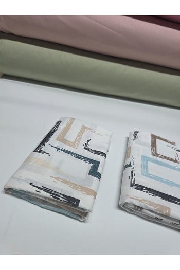 pınarhome collectıon 100% Patterned Fabric Ranforce Covered Pillowcase --50X70Cm--2 Pieces (1 Pair)