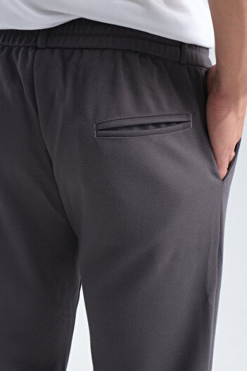 KAPHONE Men's Trousers Elastic Waist Lycra Jogger Style