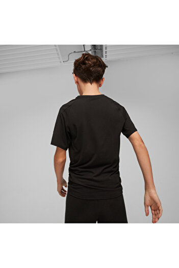 Puma Boys EVOSTRIPE T-Shirt - Black