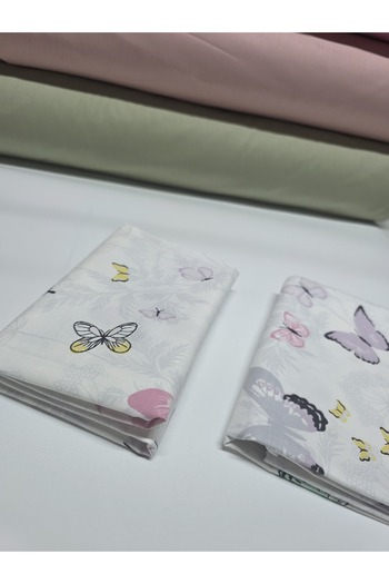 pınarhome collectıon 100% Patterned Fabric Ranforce Covered Pillowcase --50X70Cm--2 Pieces (1 Pair)