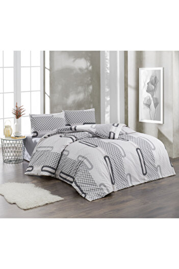 Kristal By Taç Single Duvet Cover Set Ellipse Ranforce Fabric 57 Strands
