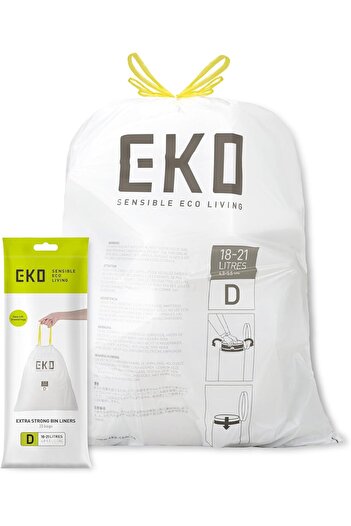 EKO DRAWSTRING BAG 18-21L 20 BAGS