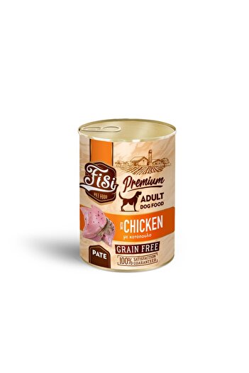 Fisi Pet Food Hrana umeda pentru caini FISI Dog Adult Pate cu Pui 400g