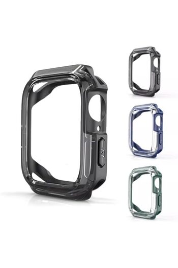 O Ozone (Pack of 4) Case Compatible with Apple Watch 10 Series 46mm, Anti-Scratch Shockproof TPU Pro