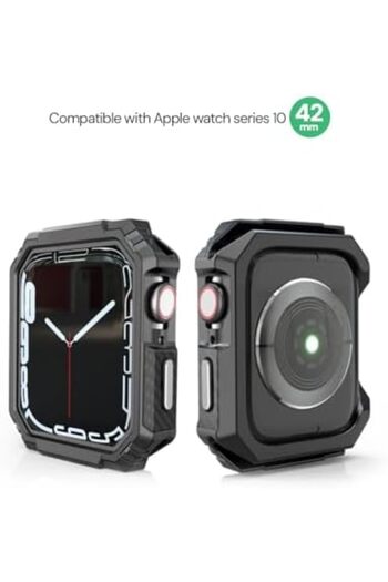O Ozone 4 Pack Case Compatible with Apple Watch Series 10 42mm, Shockproof Ultra-Thin Hard PC Bumper