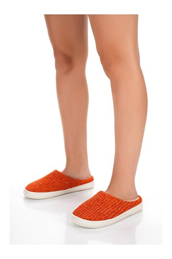 OZYO Desire Orange Chenille Winter Slippers