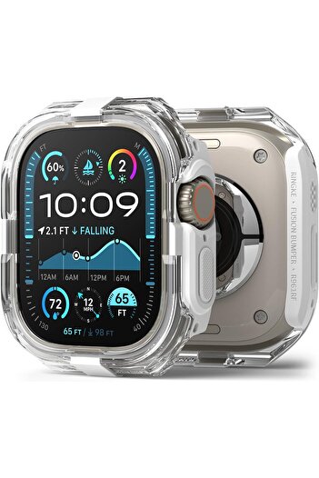 Ringke Fusion Shock Absorbing Case Compatible with Apple Watch Ultra 2/1 [Two Layers] Durable Protec