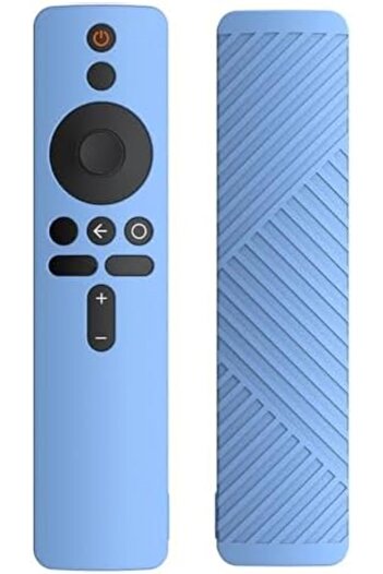 O Ozone Silicone Remote Control Protective Case Cover for Xiaomi Mi Box S/4X Mi TV Stick Smart Tv - Blue