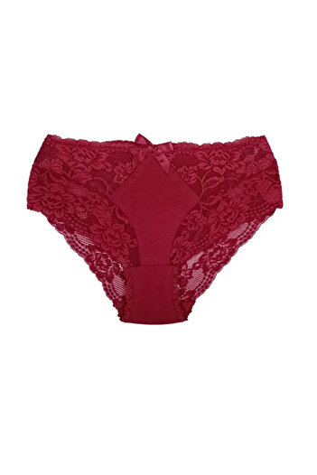 Bleu Petite 3-Pack Plus Size High Waist Lace Cotton Women's Panties