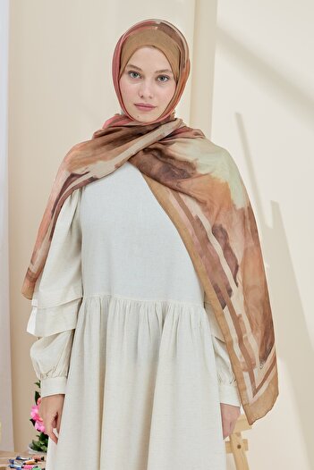 Modakaşmir Mistral Pattern Bamboo Shawl