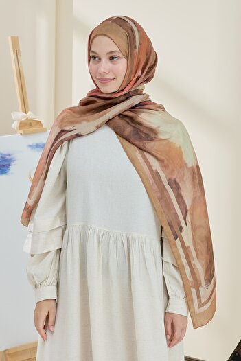 Modakaşmir Mistral Pattern Bamboo Shawl