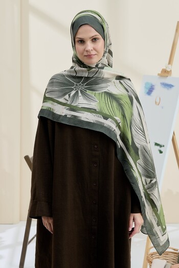 Modakaşmir Palmira Pattern Bamboo Shawl