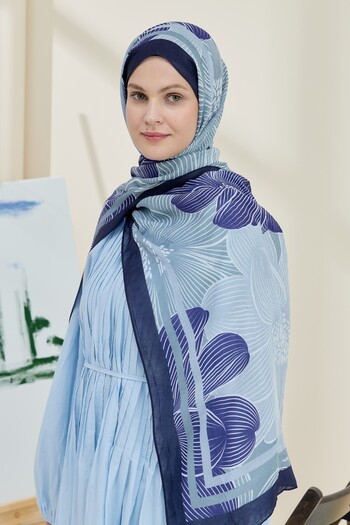 Modakaşmir Melia Pattern Bamboo Shawl