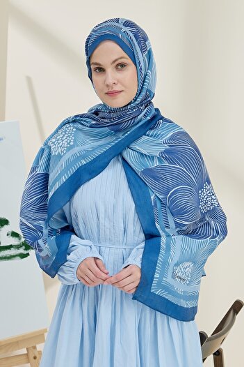 Modakaşmir Melia Pattern Bamboo Shawl