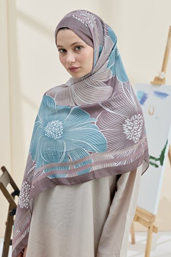 Modakaşmir Melia Pattern Bamboo Shawl