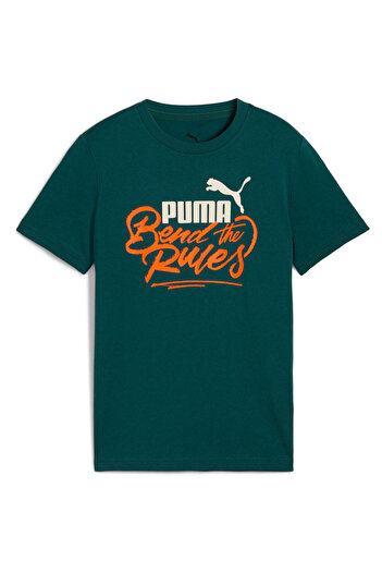Puma Tričko Mid90s Graphic Tee III B, modré, dětské