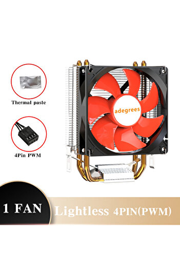 Choice1 Fixed Color LGA2011-X79-X99-E5 Lightness-4PIN-1Fan CPU Air Cooler X79 X99 3Pin/4Pin PWM Processor Co